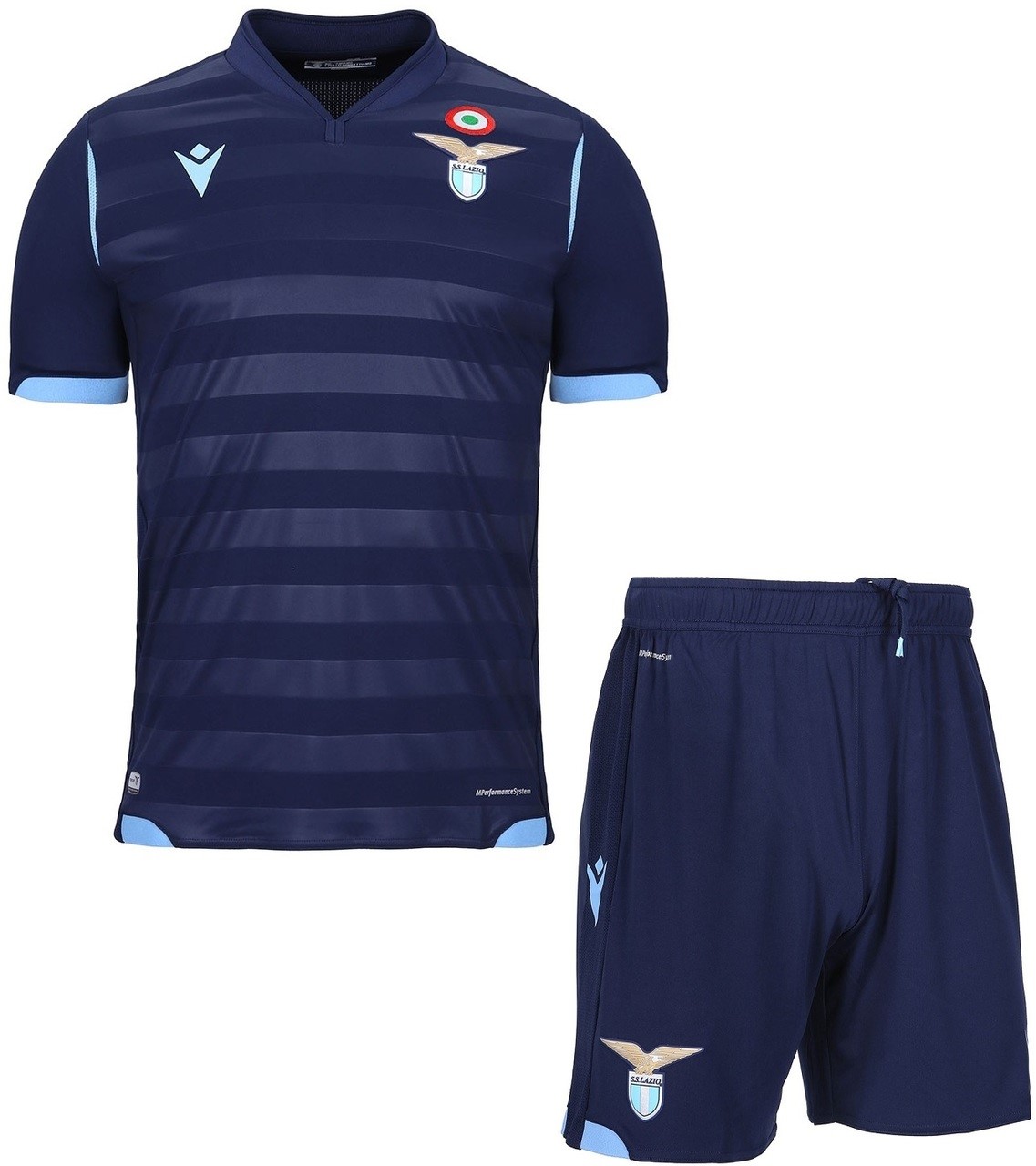 Camiseta Lazio 3ª Kit Niño 2019 2020 Azul Marino